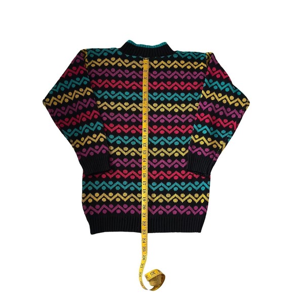 Girls Jet Set Sweater Stripped Vintage Sweater I Girls 14 - Picture 8 of 9